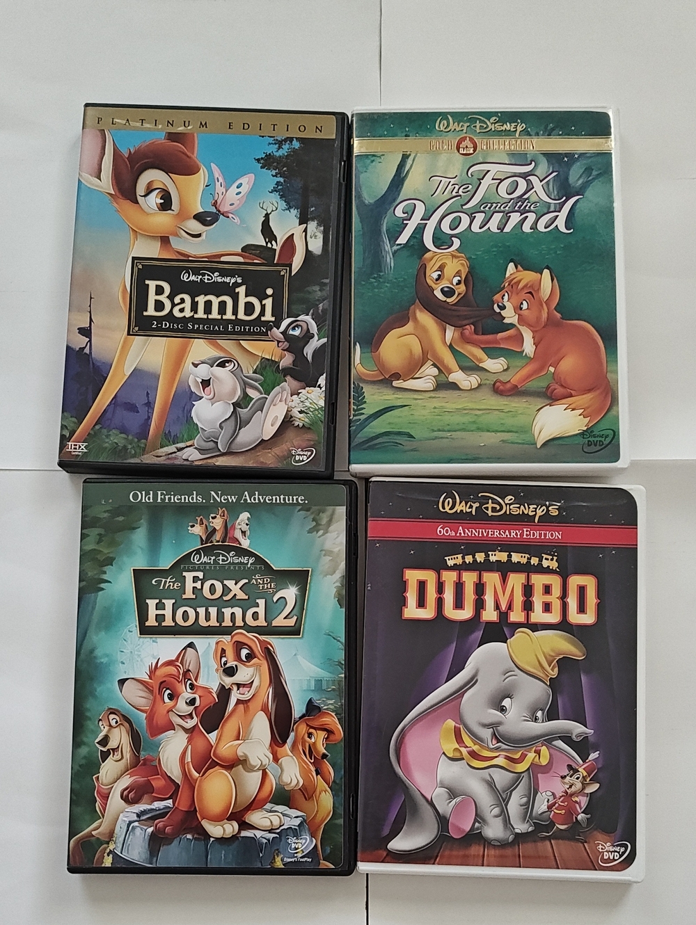 4 Disney Movies Lot